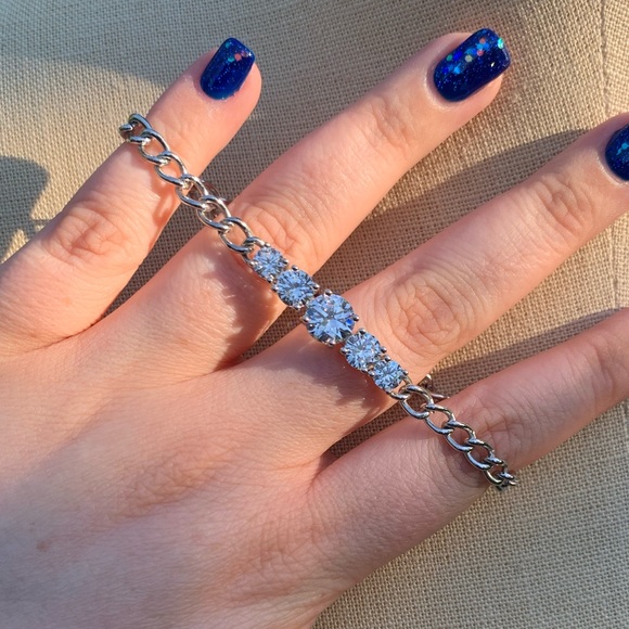 Quality Rhinestone Chain Bracelet - Picture 16 of 16